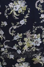 画像4: axes femme / 花柄ワンピース M ネイビー H-26-07-25-1026-AX-BL-NS-ZH (4)