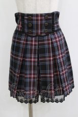 画像1: axes femme POETIQUE / コルセットチェックキュロット M ブラック H-26-07-25-1045-AX-PA-NS-ZH (1)