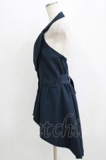 画像2: axes femme POETIQUE / ホルターロングベスト M ネイビー H-26-07-25-1052-AX-TO-NS-ZH (2)