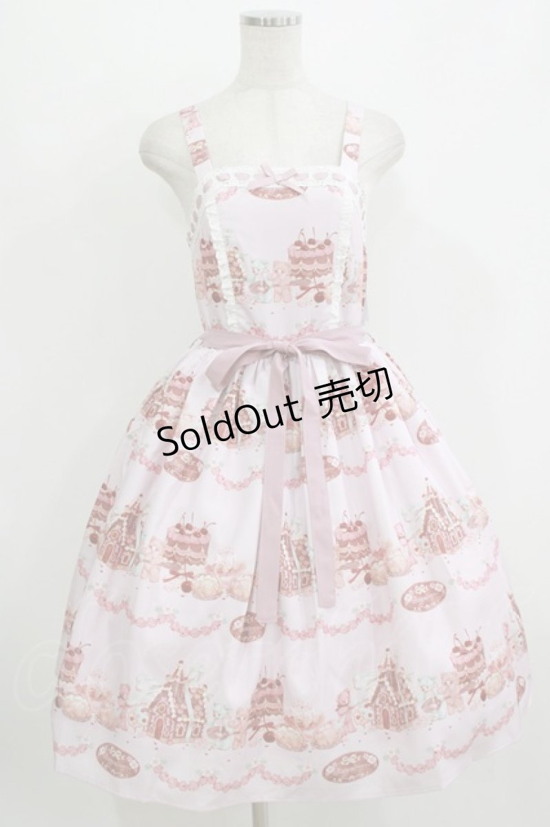 画像1: axes femme kawaii / お菓子の家柄ジャンスカ M ピンク H-26-07-25-1006-AX-OP-NS-ZH (1)