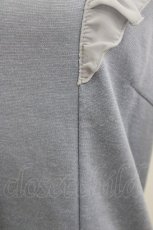 画像4: axes femme POETIQUE / ヒマワリ刺繍フリルカットプルオーバー M ブルー H-26-07-25-1066-AX-TO-NS-ZH (4)
