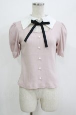 画像1: Ank Rouge / デコルテ開きトップス M ピンク H-26-07-25-1068-CA-TO-NS-ZH (1)