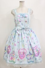 画像1: Angelic Pretty / Compact Toysジャンパースカート Free サックス H-26-07-25-1003-AP-OP-NS-ZH (1)