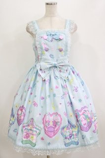 Angelic Pretty / Compact Toysジャンパースカート Free サックス H-26