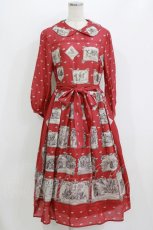 画像1: Jane Marple / Spirit of libertyコレットドレス  ローズ H-26-07-25-007-JM-OP-KB-ZH (1)