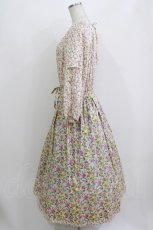 画像2: Jane Marple Dans Le Salon / Raining Rosebuds Gouacheレイヤードワンピース  アイボリー H-26-07-25-011-JM-OP-KB-ZH (2)