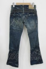 画像2: HYSTERIC GLAMOUR / ベルト付きダメージデニム XS 青 H-26-07-25-016-PU-PA-AK-ZH (2)