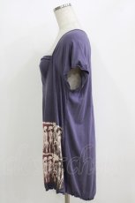 画像2: HYSTERIC GLAMOUR / プリント半袖カットソー FREE 紫 H-26-07-25-019-PU-TO-AK-ZH (2)
