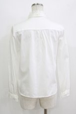 画像2: MILK / リボンタイブラウス Free 白 H-26-07-25-024-ML-BL-NS-ZH (2)