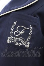 画像3: Fi.n.t / ポケット刺繍ジャケット  ネイビー H-26-07-26-042-CA-JA-NS-ZH (3)