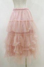 画像2: Jane Marple / Soft tulle dirndl skirt M ピンク H-26-07-26-1053-JM-SK-AK-ZH (2)