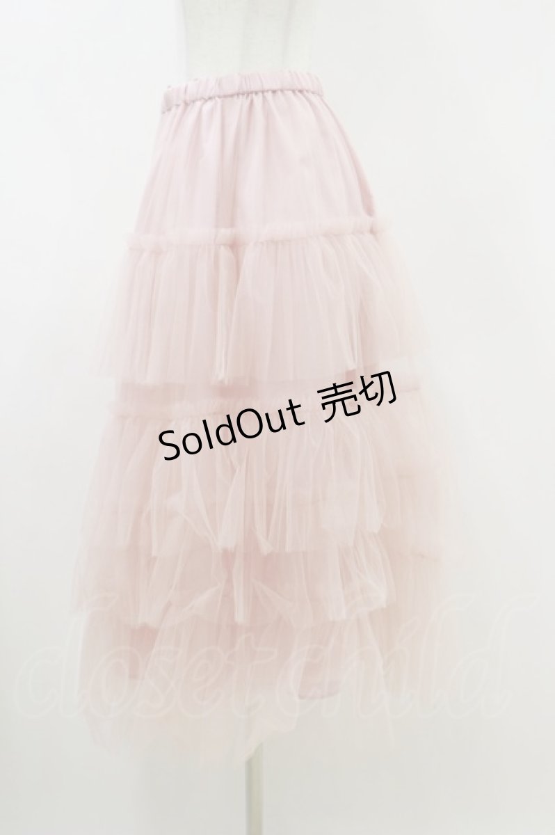 画像3: Jane Marple / Soft tulle dirndl skirt M ピンク H-26-07-26-1053-JM-SK-AK-ZH (3)