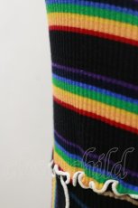 画像3: Candy Stripper / VARIOUS BORDER CAMISOLEワンピース 2 BLACK H-26-07-26-1058-PU-OP-AK-ZH (3)