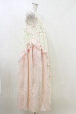 画像3: merry jenny / flower checkアシメワンピース FREE ピンク H-26-07-26-1061-LO-OP-AK-ZH (3)