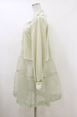 画像3: Candy Stripper / LACE COLLAR POLO ONE-PIECE F LIGHT GREEN H-26-07-26-1064-PU-OP-AK-ZH (3)
