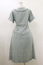 画像2: merry jenny / bear刺繍ドロストガーゼワンピース F ブルー H-26-07-26-1066-LO-OP-AK-ZH (2)