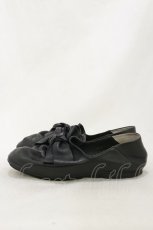 画像2: あしながおじさん / レザーリボンシューズ 24cm ブラック H-26-07-26-1009-PU-SH-AK-ZH (2)