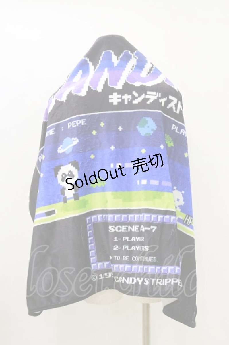画像1: Candy Stripper / PEPE BLANKET  BLACK H-26-07-26-1016-PU-ZA-AK-ZH (1)