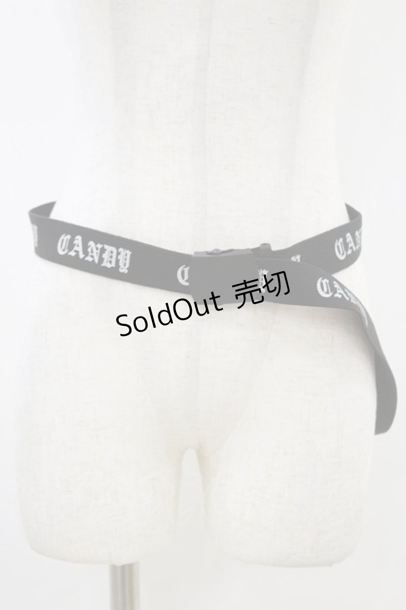 画像1: Candy Stripper / ロゴベルト  BLACK H-26-07-26-1017-PU-ZA-AK-ZH (1)