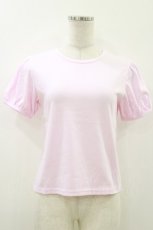 画像1: Candy Stripper / PUFF SLEEVE COMPACT TEE F PINK H-26-07-26-1030-PU-TO-AK-ZH (1)