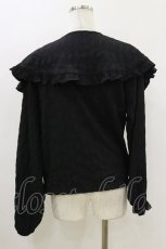画像2: Candy Stripper / DRAWSTRING RIBBON BLOUSE F BLACK H-26-07-26-1033-PU-BL-AK-ZH (2)