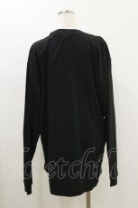 画像2: NieR Clothing / プリントLONG CUTSEW XL 黒 H-26-07-26-1039-PU-TO-AK-ZH (2)