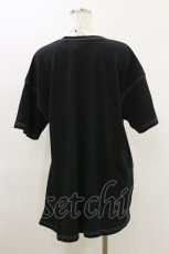 画像2: Candy Stripper / BUM AROUND WAFFLE TEE 2 BLACK H-26-07-26-1043-PU-TO-AK-ZH (2)