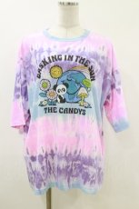 画像1: Candy Stripper / HAVE A GOOD TIME TIE DYEシャツ 2 PINK H-26-07-26-1044-PU-TO-AK-ZH (1)
