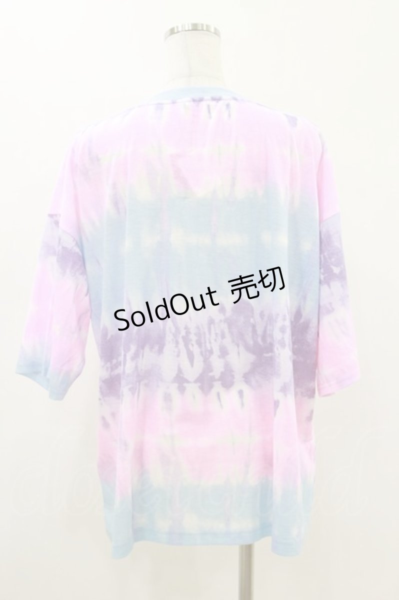 画像2: Candy Stripper / HAVE A GOOD TIME TIE DYEシャツ 2 PINK H-26-07-26-1044-PU-TO-AK-ZH (2)