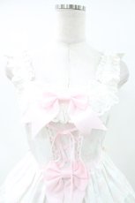 画像4: BABY,THE STARS SHINE BRIGHT / くみゃちゃんのStrawberry Garden刺繍ジャンパースカートII Free オフ白 H-26-07-27-002-BA-OP-NS-ZH (4)