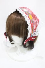 画像1: BABY,THE STARS SHINE BRIGHT / Pastoral Decoration Palette柄バブーシュカ  ピンク H-26-07-27-037-BA-AC-NS-ZH (1)