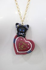画像1: BABY,THE STARS SHINE BRIGHT / ねこくみゃちゃんのプレゼントボックスネックレス  ブラック H-26-07-27-1020-BA-AC-NS-ZH (1)