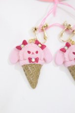 画像2: BABY,THE STARS SHINE BRIGHT / くみゃちゃんIce Creamイヤリング  ピンク H-26-07-27-1005-BA-AC-NS-ZH (2)