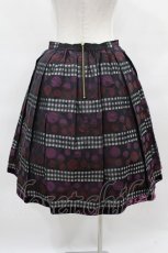 画像2: Jane Marple / Victorian Jacquard mini-skirt Free パープル H-26-07-27-2014-JM-SK-NS-ZT (2)