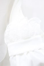 画像3: NOEMIE / レースラッフルオープンショルダーブラウス M オフ/ピンク H-26-07-27-021-LO-BL-NS-ZH (3)