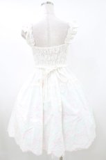 画像3: BABY,THE STARS SHINE BRIGHT / くみゃちゃんのStrawberry Garden刺繍ジャンパースカートII Free オフ白 H-26-07-27-002-BA-OP-NS-ZH (3)