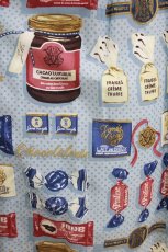 画像4: Jane Marple / Beau Chocolatのミニスカート  ブルーグレイ H-26-07-28-028-JM-SK-KB-ZH (4)