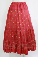 画像3: Jane Marple Dans Le Salon / Granny’s buttons tiered skirt  ローズ H-26-07-28-003-JM-SK-KB-ZH (3)
