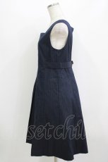 画像2: Jane Marple / Compact Twillドミトリースカート M ネイビー H-26-07-28-031-JM-OP-AK-ZH (2)