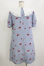 画像3: MILK / Mon Cheriワンピース  サックス H-26-07-28-038-ML-OP-AK-ZH (3)