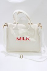 画像2: MILK / MILK Boxトート  オフ H-26-07-28-062-ML-BG-KB-ZH (2)