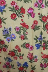 画像4: Jane Marple Dans Le Salon / Flowers of Jouy double accordion skirt M マスタード H-26-07-28-007-JM-SK-KB-ZH (4)