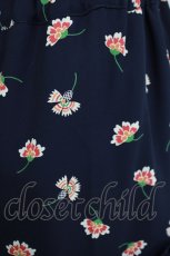 画像4: Jane Marple Dans Le Salon / Floating flowers dirndl skirt  ネイビー H-26-07-28-011-JM-SK-KB-ZH (4)