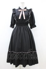 画像1: m petit by misako / NINA'SコラボAMハイショクメローワンピース M ブラック H-26-07-29-032-LO-OP-YZ-ZH (1)