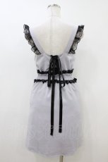 画像2: Ank Rouge / バックレースアップワンピース M ブルー H-26-07-29-038-CA-OP-NS-ZH (2)