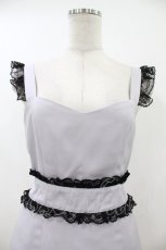 画像3: Ank Rouge / バックレースアップワンピース M ブルー H-26-07-29-038-CA-OP-NS-ZH (3)