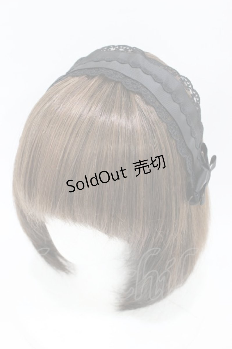 画像1: m petit by misako / TT*AMヘッドドレス  ブラック H-26-07-29-005-LO-AC-NS-ZH (1)