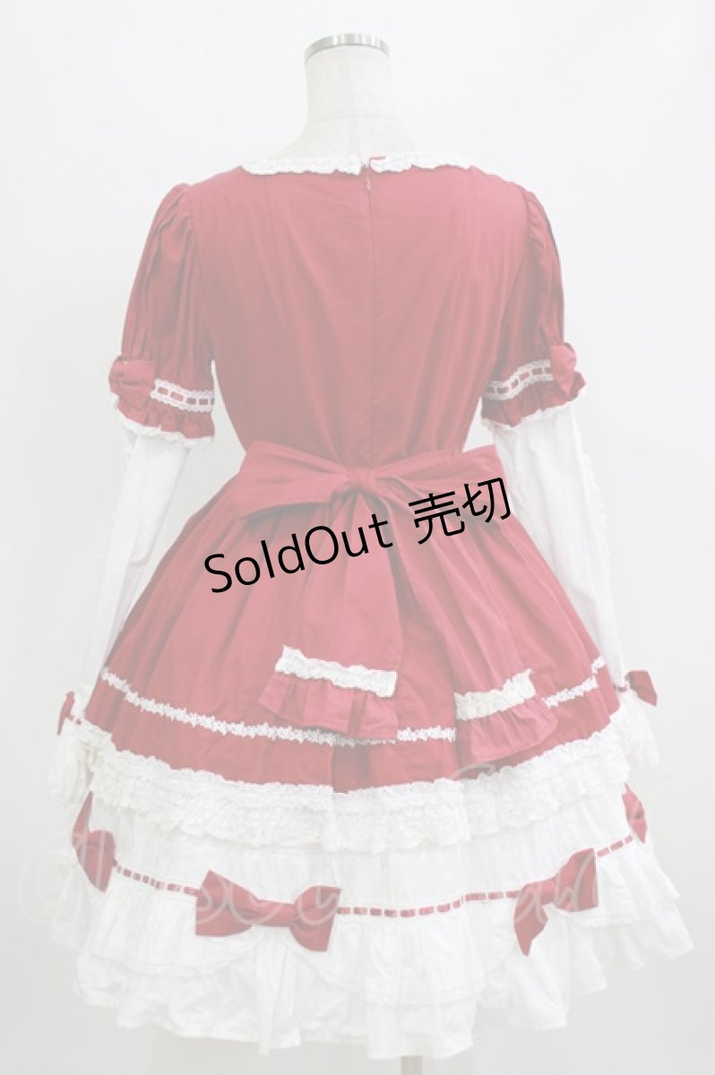 画像3: Angelic Pretty / ロマンティックフリルワンピース Free レッド H-26-07-29-1002-AP-OP-NS-ZH (3)