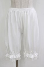 画像1: m petit by misako / AM5ブスソレースドロワーズ M~L 白 H-26-07-29-1023-LO-PA-NS-ZH (1)