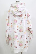 画像3: Honey Cinnamon / シナモン総柄パーカー Free 白 H-26-07-29-1026-LO-TO-NS-ZH (3)